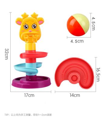 China Safety Funny Gifts For Kids Baby Baby Rotary Spinning Toys Swirl Ball Spinning Toy With Colorful Balls for sale