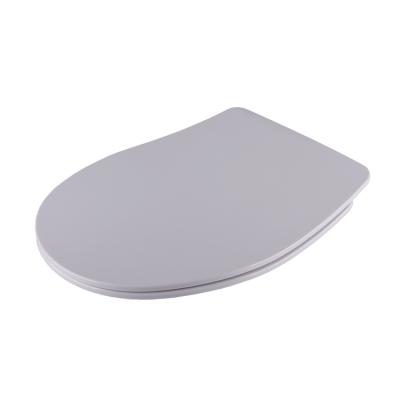 China White High Quality Duroplast Slim Line Toilet Seats Slow-End Toilet Seat Cover Aesthetic For WC UF Slim Toilet Seat for sale