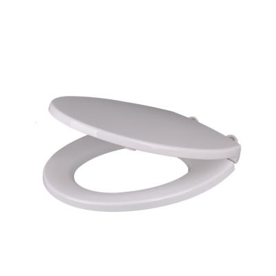 China Slow-end Toilet Seats PP Slow Narrow Toilet Seat Cover Quick-Fasten Hinges WC Plastic Toilet Seats Lids for sale