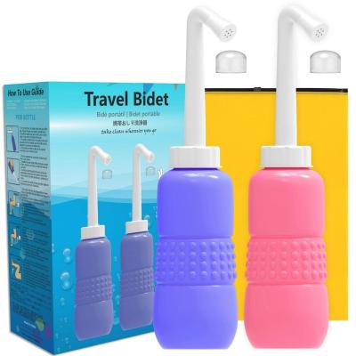 China Modern Personal Bidet Sprayer Baby Butt Wash Cleaner 450ml Handheld Portable Bidets Spray Women Peri Bottle for sale