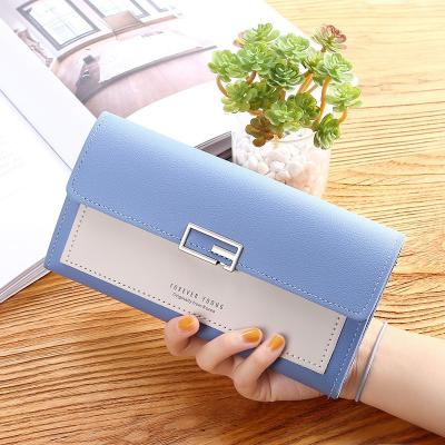 China Other Three Times Purse Female Leather Sublimation Korean Custom Blank Printable Wallets For Women for sale