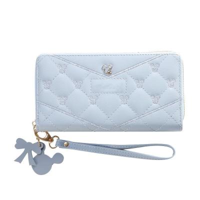 China 2022 Newest Fashion Women's Long Purse Female PU Card Holder Clutch Wallet Ladies Long Purse Radio Charging Purse For Women for sale