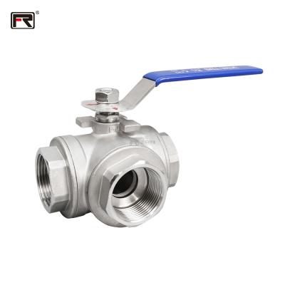 China High quality safe and durable hot sale industrial ball valve cf8m stainless steel ball valve 3 way for sale