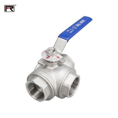 China Hot Selling High Quality Safe And Durable Industrial Ball Valve Stainless Steel Ball Valve Three Way Ball for sale