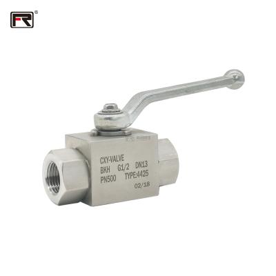 China Good Selling Hydraulic Customization Ball Valve Stainless Steel Female Thread 1 PC Manual High Pressure Ball Valve Safe And Durable for sale