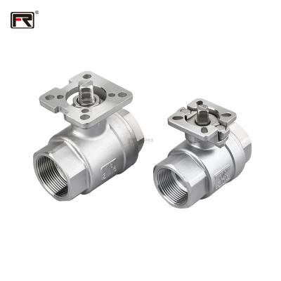 China Factory High Quality Stainless Steel Ball Valve Industrial Two Piece 2 Ball Valve Safe And Durable for sale