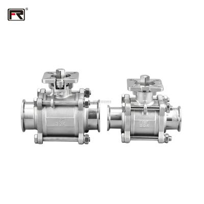 China New Models High Quality Safe And Durable Ball Valve PC Flange cf8m Industrial Ball Valve 3 Handles for sale