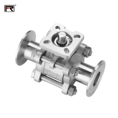 China Factory Price High Quality Industrial Three Piece Flange Ball Valve New Model Stainless Ball Valves Safe And Durable for sale