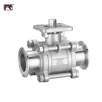 China High Quality Safe And Durable Industrial New Product Ball Valve Flange Ball Valve Three-Piece Handles for sale