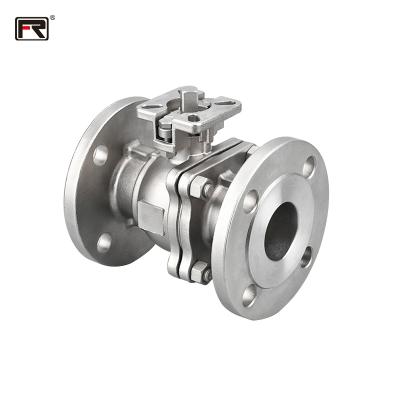 China Factory price stainless steel pressure class 150 flange ball valve safe and durable manufacture for sale