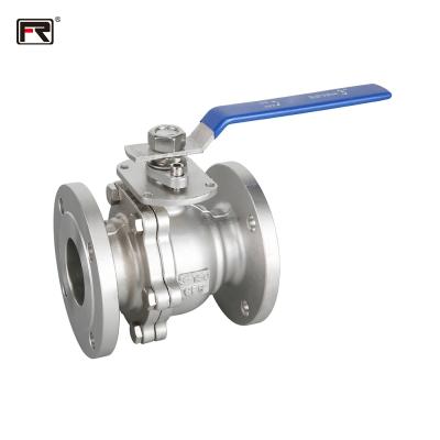 China Safe And Durable Ball Valve Stainless Steel Manual 316l Stainless Steel Flange Ball Valve Flange for sale