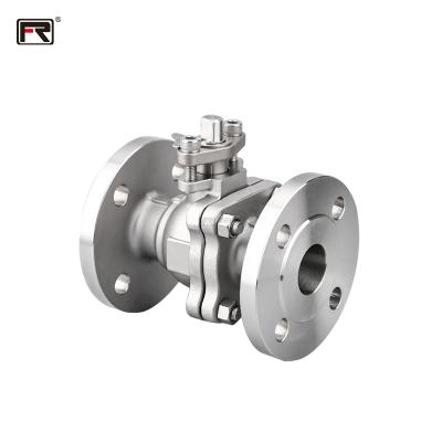 China Safe And Durable SS Ball Valve Manual Stainless Steel Ball Valve Flange for sale