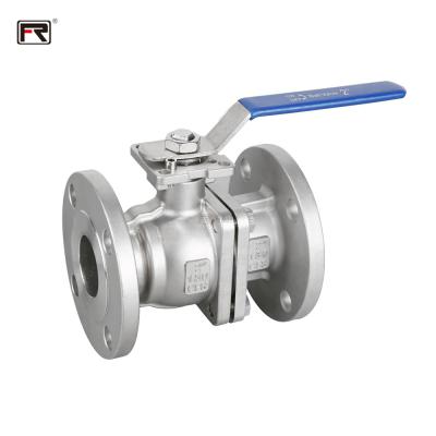 China Hot Selling High Quality Safe And Durable 3 Piece Flange Low Pressure Ball Valve Industrial Ball Valve With Elevated Platform for sale