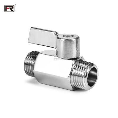 China Safe And Durable Ball Valves Factory Price Small NPT Stainless Steel Male 1/4