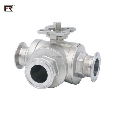 China 1000 PSI Ball Valve Steel Ball Valve ss304 Powerful Stainless Powerful Flange 3way Stainless Ball Valve Locks 1000 PSI Manufacturer METE for sale