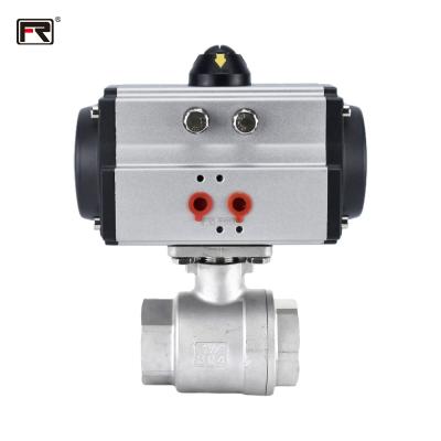 China High quality industrial pneumatic two part ball valve multiple ball valve new style safe and durable for sale