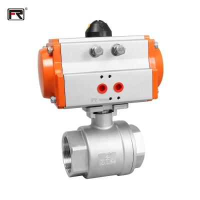 China High quality industrial pneumatic 2PC ball valve multiple ball valve new style safe and durable for sale