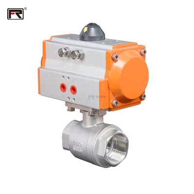 China Safe and Durable TNP Style Multi Thread Stainless Steel New Steel Ball Valve High Quality Industrial Pneumatic Two Piece Ball Valve for sale