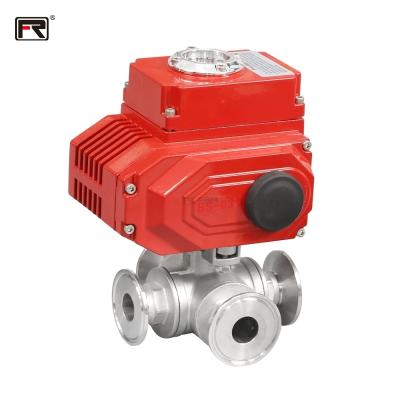 China Safe And Durable Main Ball Valve Factory Product Industrial Electric Four Way Valve Durable And Safe for sale