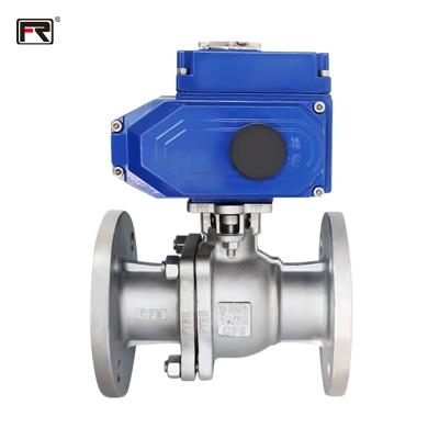 China Good Selling High Quality Safe And Durable Industrial Electric Ball Valve Flange Ball Valve for sale