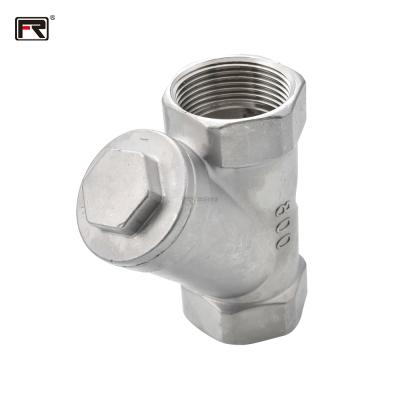 China Factory Wholesale High Quality Safe And Durable SS304 SS316 Y Type Female Threaded Water Y Stainless Steel Strainer for sale