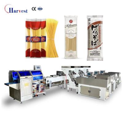 China Food Pasta Packing Machine Long Noodle Pasta Spaghetti Automatic Weighing Italian Packaging Machine For Russian/Japanese Product for sale