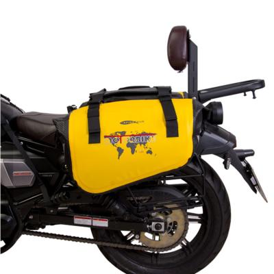 China 20L Large Capacity High Frequency Voltage Technology Side Pannier Bag Hot Selling Motorcycle Riding Waterproof PVC Motorcycle Side Bag for sale