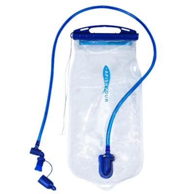 China 2L Water Bladder Outdoor Water Bladder Safety Bag Transparent Custom Fusion Line for sale