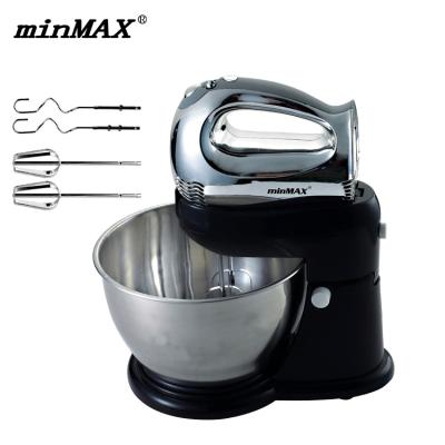 China MNX-4008 Sustainable Food Mixer Cake Table Stand Up Mixer Electric Egg Beater Stainless Steel Kitchen Bowl Rotating Ejector To Release Hooks for sale