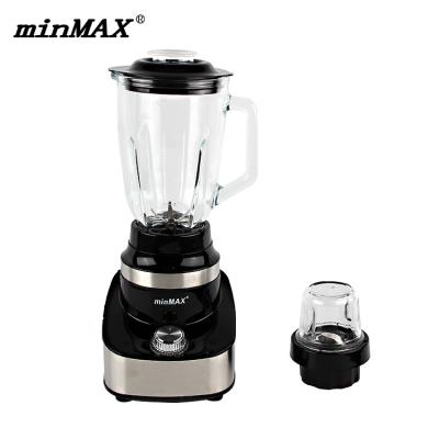 China Super 301-88 Household Home Appliance Kitchen Appliances Glass Cup Blender With Grinder Cup 2In1 Blender 1000W Manufacture High Quality for sale