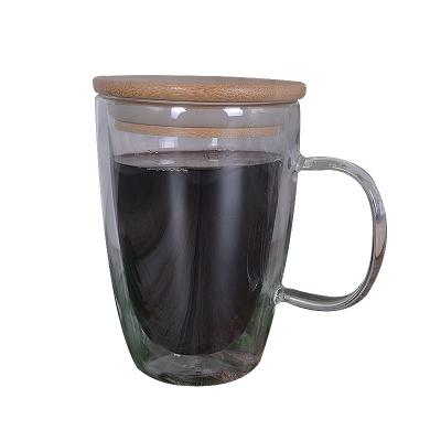 China Viable Promotional Amazon Glass Gift Mug High Borosilicate Glass Mug for sale