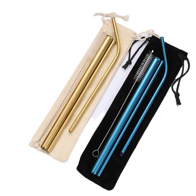 China Amazon Factory Wholesale Disposable Telescopic Collapsible Metal Stainless Steel Reusable Portable Straws Hot Sale for sale