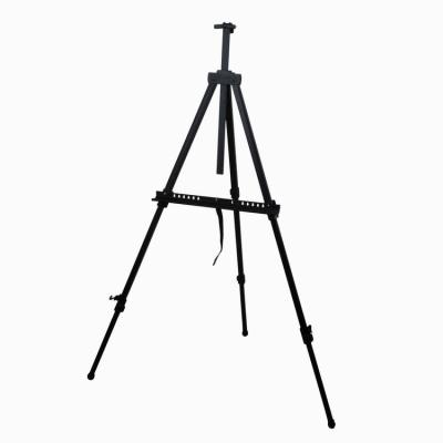 China Adjustable Black Easel Frame Tripod Display Easel Metal Stand Portable Stand for sale