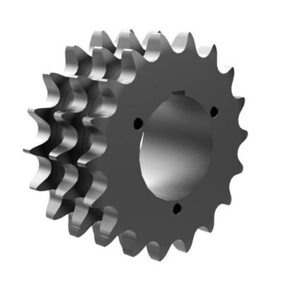 China Transmission Machine Three Tier Chain Sprocket For 06C-3 Roller Chains Cadena Rueda de Maquina for sale