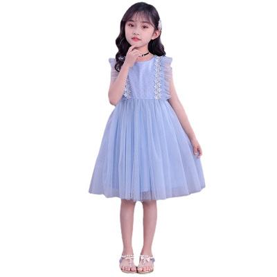 China Summer Anti-Static Casual Outfits For Girls Kids Little Girl Sweet Princess Dresses for sale