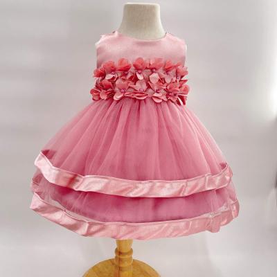 China New Fashion Wedding Party Anti-static Toddler Baby Girls Princess Clothes Kids Baby Dresses for sale