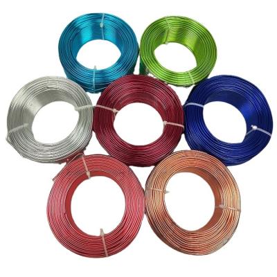 China DIY Jewelry Making Factory Direct 500g High Quality 1.0mm Colorful Craft Aluminum Wire for sale