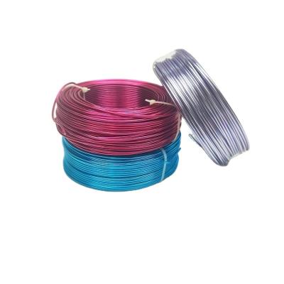 China DIY Jewelry Making Factory Direct Wholesale 500g 0.8mm DIY Colored Aluminum Wire For Warping for sale