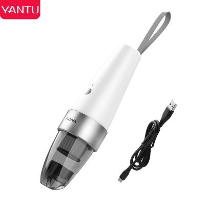 China ABS YANTU V05 12V 120W Mini Radio Rechargeable Handheld Wet Dry Home Vacuum Cleaner 4500PA Portable Vacuum Cleaners with kc for sale