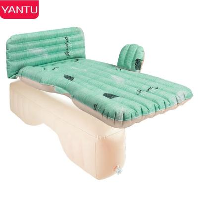 China YANU N25 Foldable Electric Pump Compressed Car Bed Inflatable Rubber Air Mattress for sale