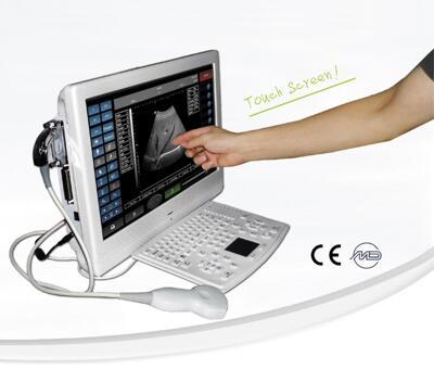 China Can get reconstructed 3D image by any 18.5 Probe Touch Screen Vet Ultrasound Portable Color Doppler Ultrasound Machine Large Display 3D Ultrasound Vet to thumb lcd used for sale