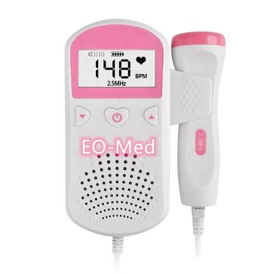 China High Full Heartbeat Fetal Pregnant Noise Fetal Monitor 2.5MHz Ultrasound Doppler Sensitivity Heart Sound Instrument FD-12W for sale