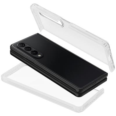 China Shockproof Anti-yellow Tpu PC Phone Case Z Fold 4 Case Matte Clear Phone Cover For Z 4 Fold for sale