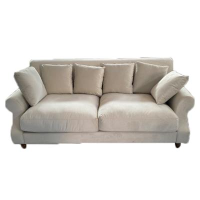 China Removable Cover Large Sofa For Living Room Furniture Modern Sectional Sofa Of Cheap Velvet Sofa for sale