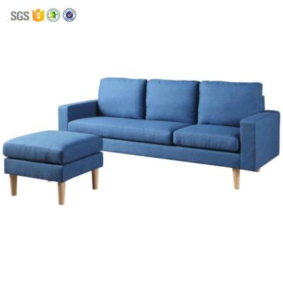 China New Model Modern Corner Convertible Furniture Living Room Velvet Sofa Fabric for sale