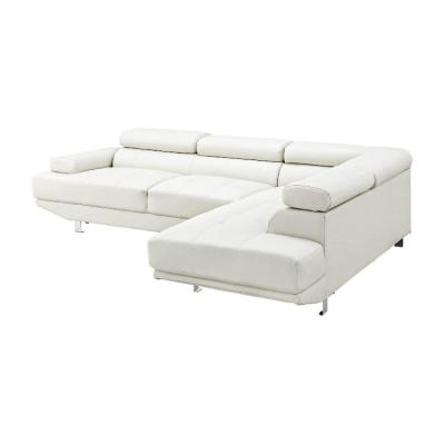 China New Design Sofa Luxury Furniture Set Living Room Convertible Leather L Shaped Sectional Corner Sofa for sale