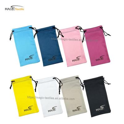 China Custom Eco-Friendly Logo Colorful Velvet Pouch Perfume Drawstring Glasses Packing Bag Gift Pouch With Labeling Logo for sale