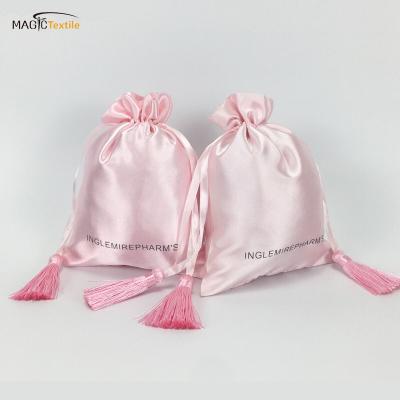 China Promotion Customized Satin Lingerie Sock Packaging Bag for sale