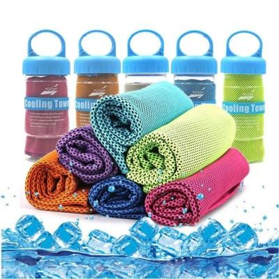 China Japan Compressed Magical Mission Relief Heat Products Summer Cooling Beach Towel For Neck for sale