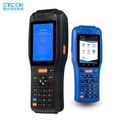 China INCH 58mm/3.5 INCH Android Industrial-Grade Handheld PDA Scanner Barcode Scanning Printer Smart 1D/2D Barcode Terminal for sale